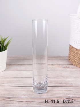 TALL GLASS VASE